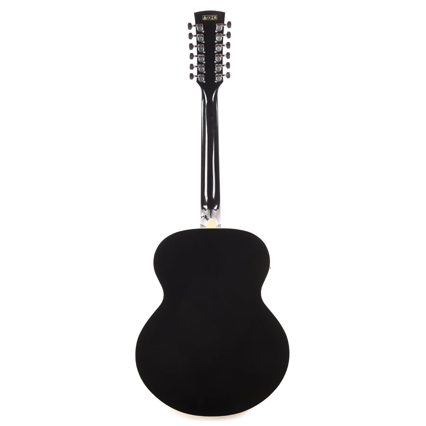 Ibanez AJ7012M1EBK Jumbo 12-String Acoustic-Electric Guitar Black High Gloss Acoustic Guitars