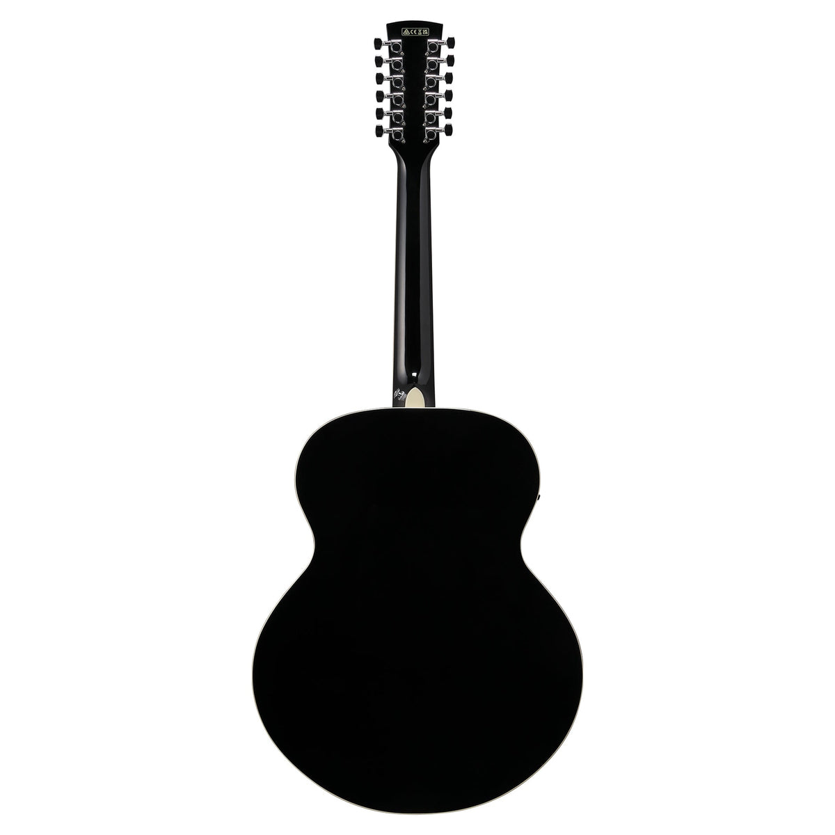 Ibanez AJ7012M1EBK Jumbo 12-String Acoustic-Electric Guitar Black High Gloss Acoustic Guitars