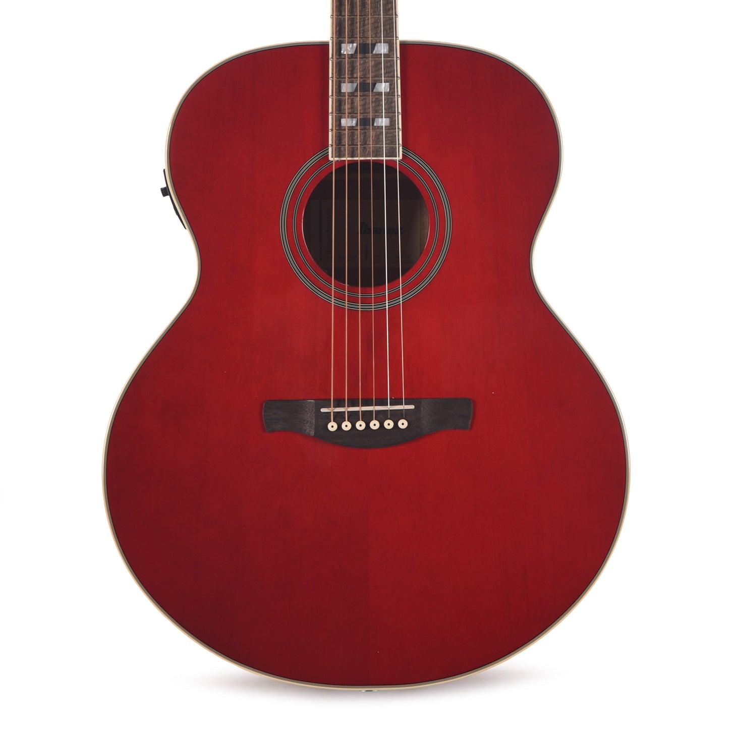 Ibanez AJ70M1EWR Jumbo Acoustic-Electric Guitar Wine Red High Gloss Acoustic Guitars