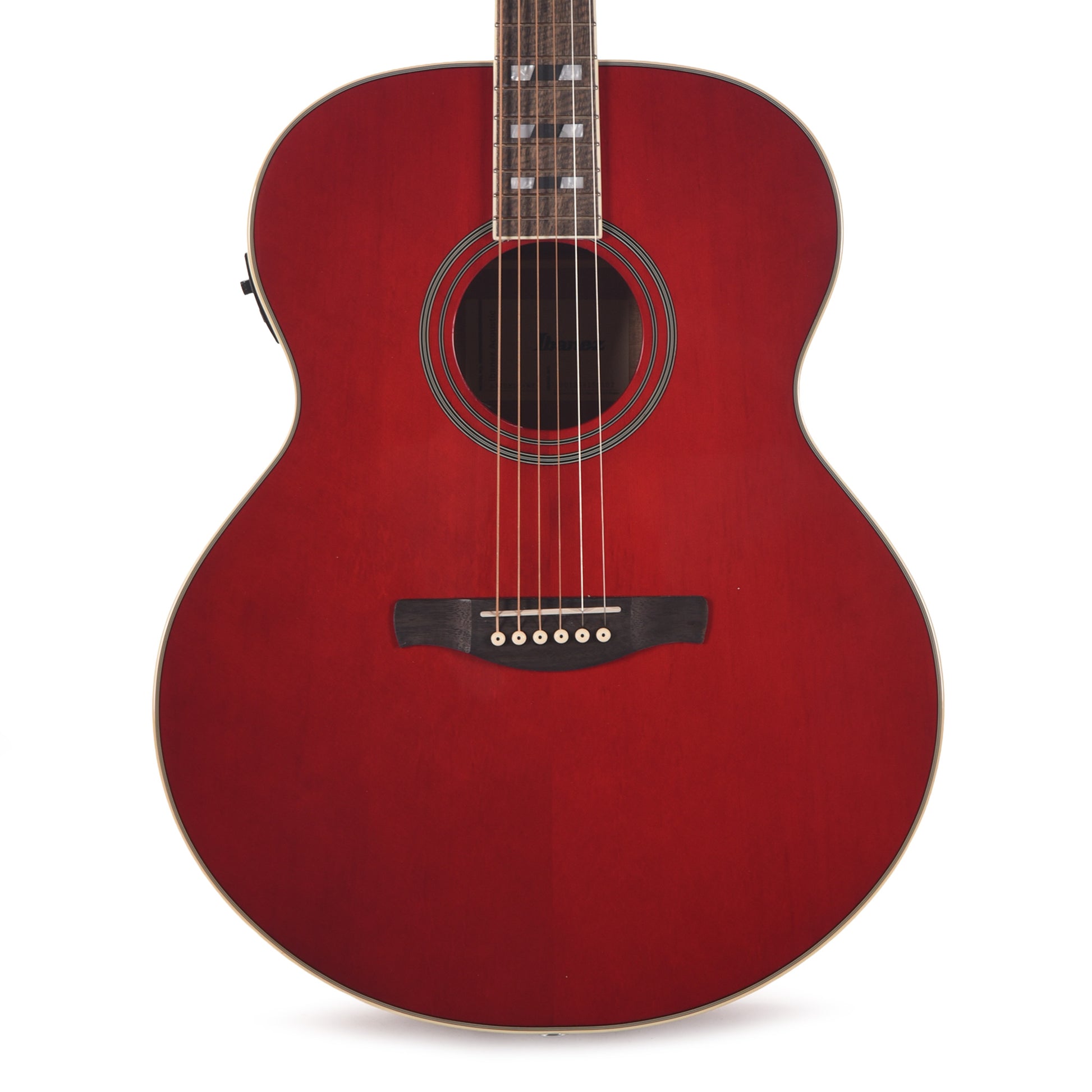 Ibanez AJ70M1EWR Jumbo Acoustic-Electric Guitar Wine Red High Gloss Acoustic Guitars