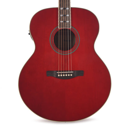 Ibanez AJ70M1EWR Jumbo Acoustic-Electric Guitar Wine Red High Gloss Acoustic Guitars