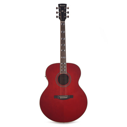 Ibanez AJ70M1EWR Jumbo Acoustic-Electric Guitar Wine Red High Gloss Acoustic Guitars