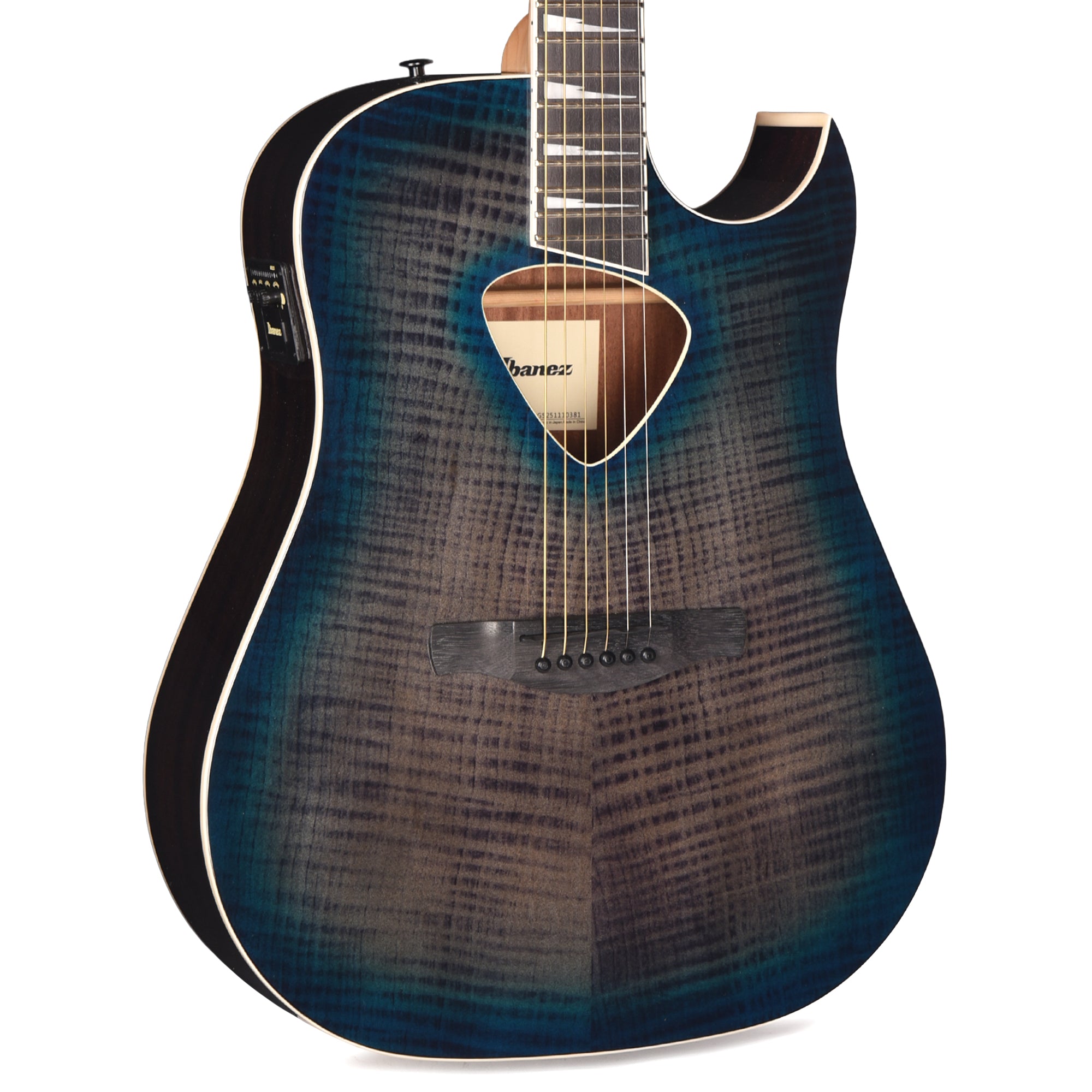 Ibanez ALT50FABDB Altstar Acoustic-Electric Guitar Blue Doom Burst High Gloss Acoustic Guitars