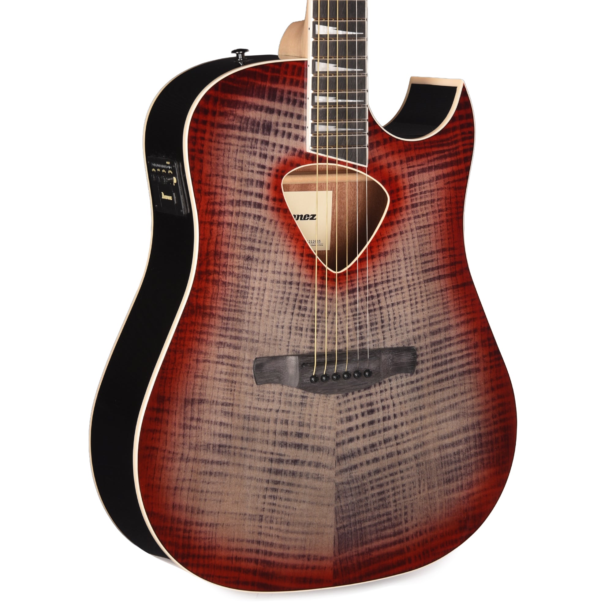 Ibanez ALT50FARDB Altstar Acoustic-Electric Guitar Red Doom Burst High Gloss Acoustic Guitars