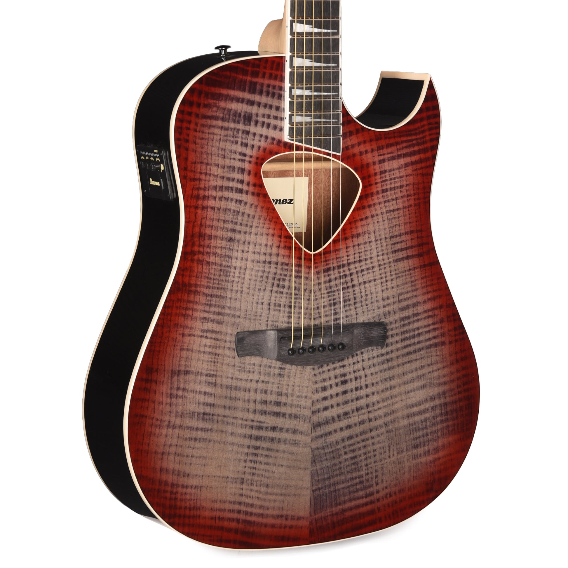 Ibanez ALT50FARDB Altstar Acoustic-Electric Guitar Red Doom Burst High Gloss Acoustic Guitars