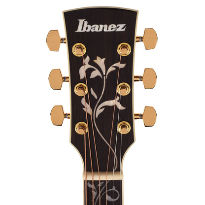 Ibanez AW391CEBKH Dreadnought Cutaway Acoustic-Electric Guitar Black High Gloss Acoustic Guitars