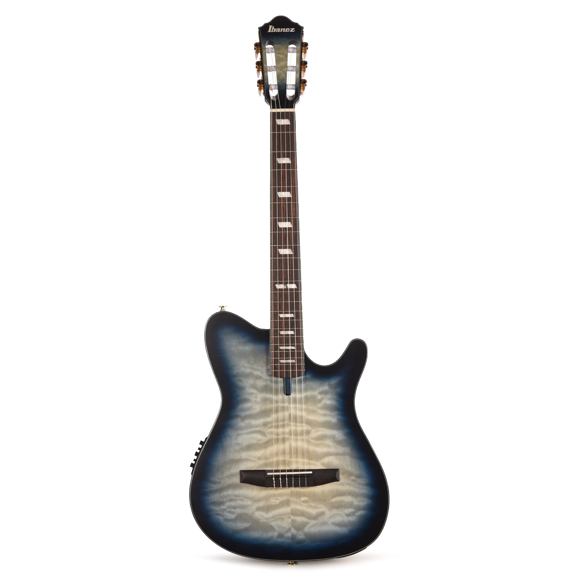 Ibanez FRH20QMNCTL Acoustic Electric Guitar Cosmic Blue Sunburst Low Gloss Acoustic Guitars