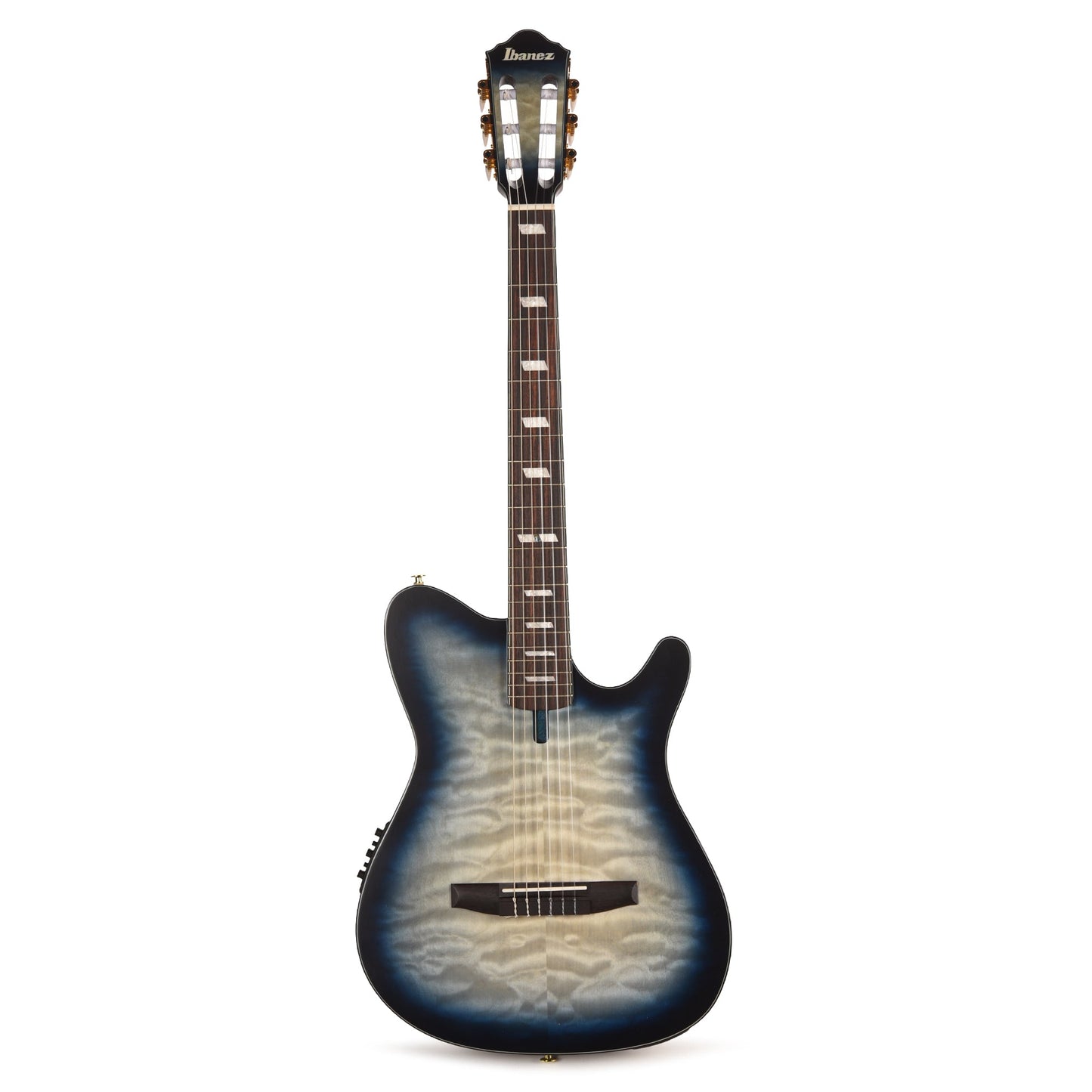 Ibanez FRH20QMNCTL Acoustic Electric Guitar Cosmic Blue Sunburst Low Gloss Acoustic Guitars