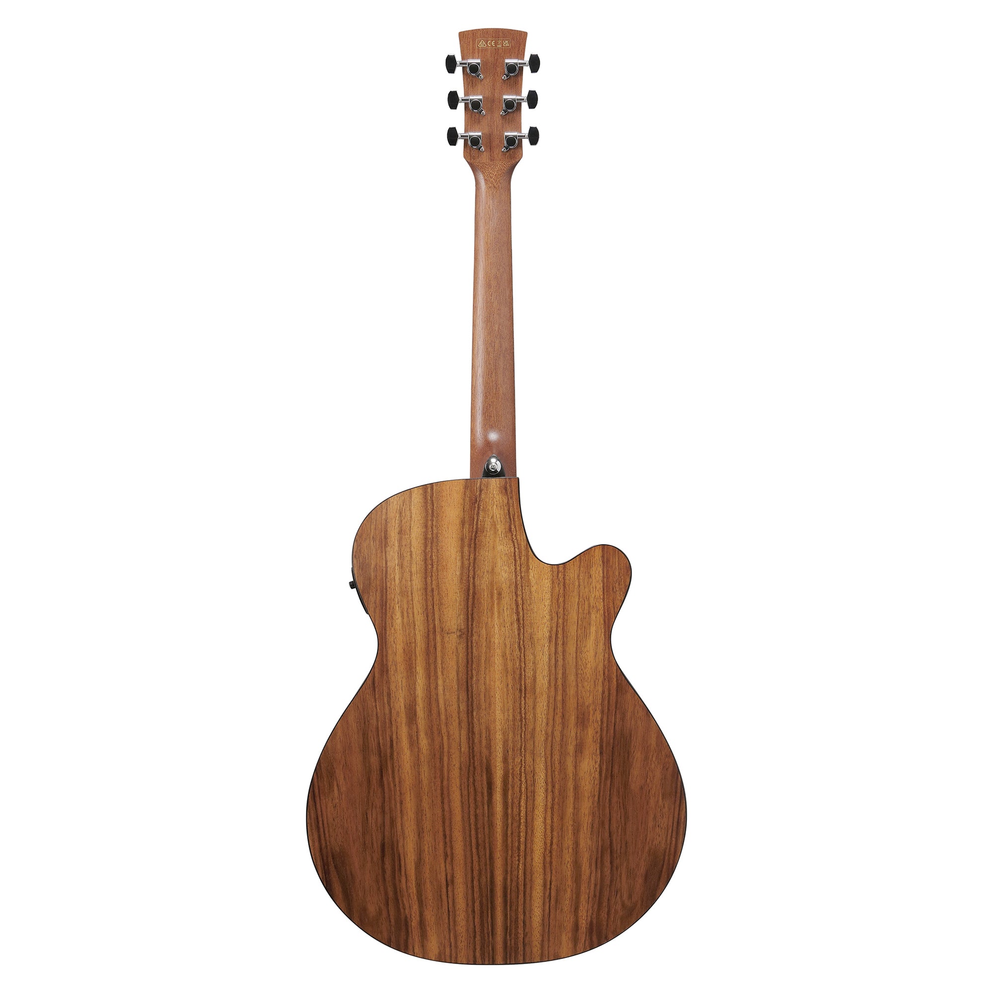 Ibanez PC50WSLCEOPB Grand Concert Cutawayt Acoustic-Electric Guitar Open Pore Brown Left-Handed Acoustic Guitars