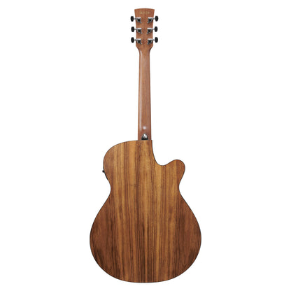 Ibanez PC50WSLCEOPB Grand Concert Cutawayt Acoustic-Electric Guitar Open Pore Brown Left-Handed Acoustic Guitars