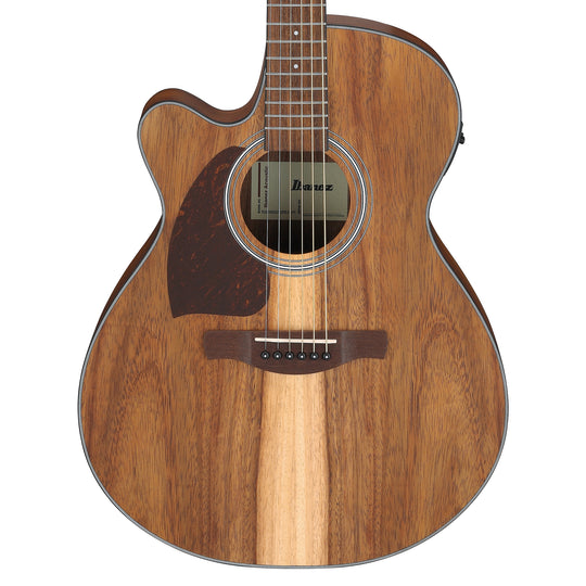Ibanez PC50WSLCEOPB Grand Concert Cutawayt Acoustic-Electric Guitar Open Pore Brown Left-Handed Acoustic Guitars