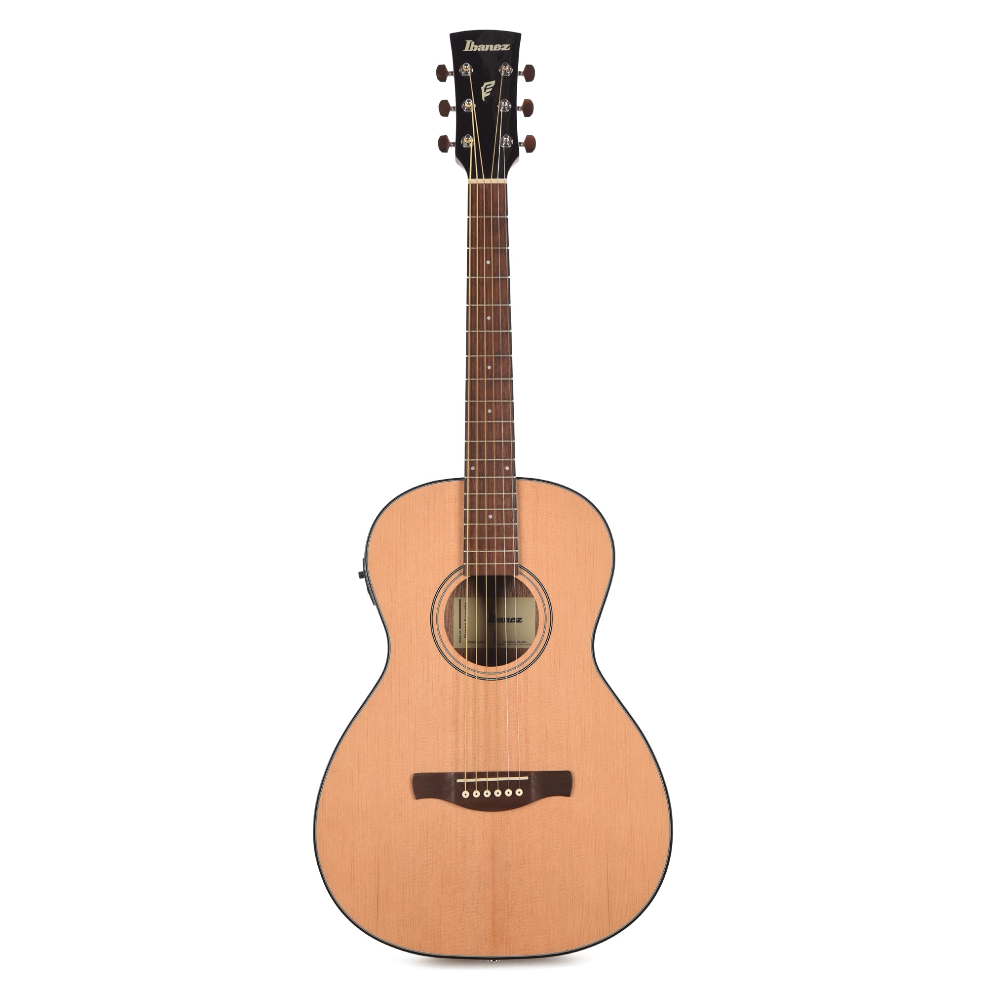 Ibanez PN50TKENDH Parlor Acoustic-Electric Guitar Natural High Gloss Acoustic Guitars