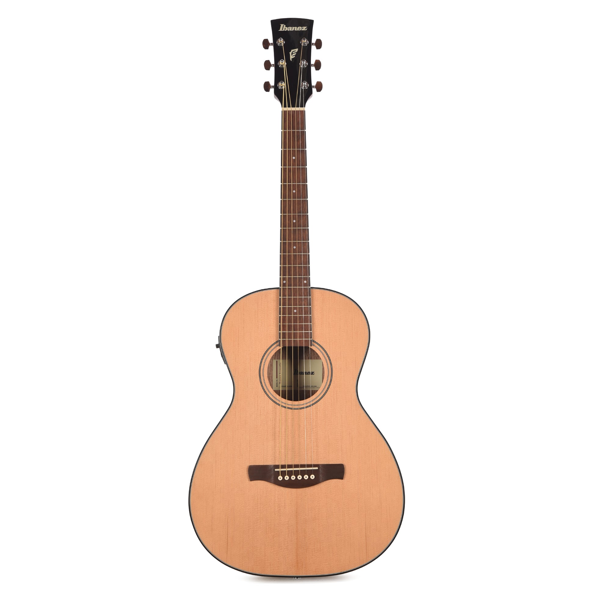 Ibanez PN50TKENDH Parlor Acoustic-Electric Guitar Natural High Gloss Acoustic Guitars