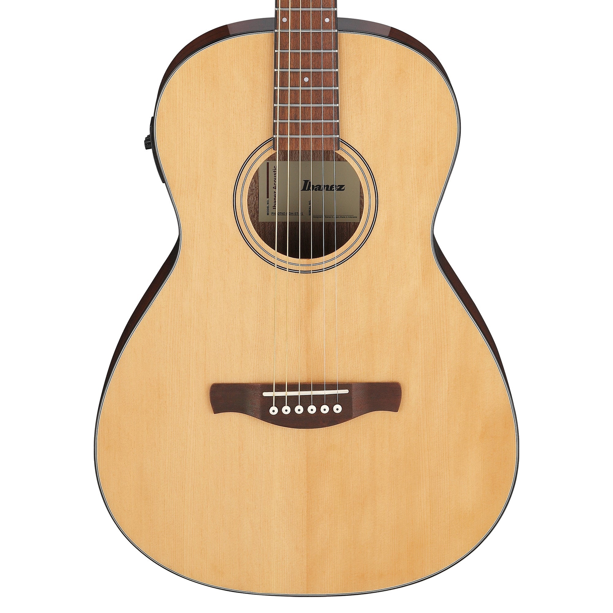 Ibanez PN50TKENDH Parlor Acoustic-Electric Guitar Natural High Gloss Acoustic Guitars