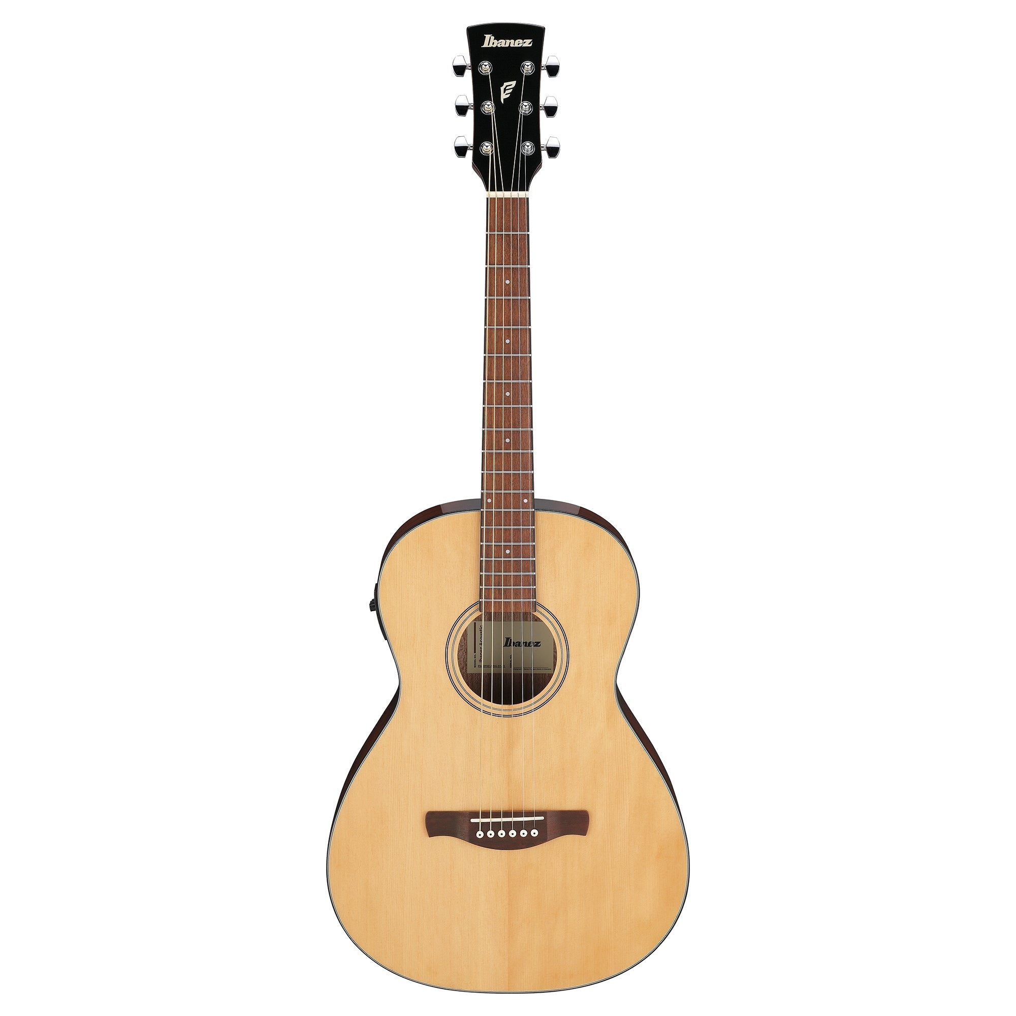 Ibanez PN50TKENDH Parlor Acoustic-Electric Guitar Natural High Gloss Acoustic Guitars