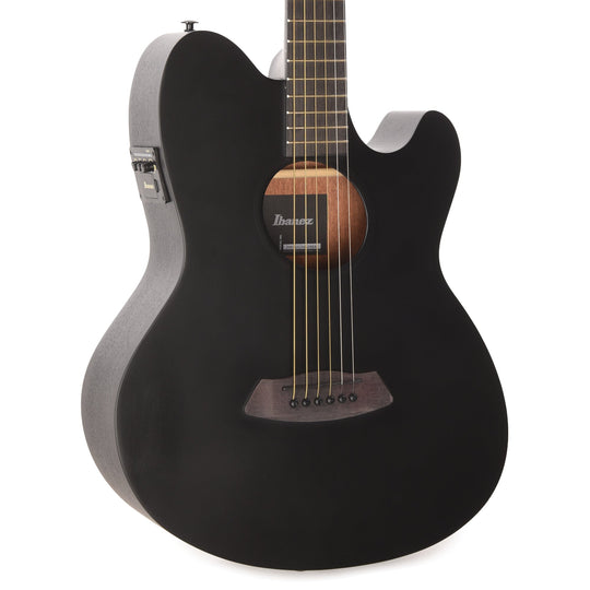Ibanez TCY621BOT Acoustic-Electric Guitar Talman Double Cutaway Black Out Acoustic Guitars