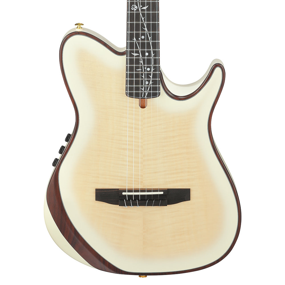 Ibanez TOD100FMNTMM Tim Henson Signature FRH Chambered Acoustic-Electric Guitar Toasted Marshmallow Matte Acoustic Guitars