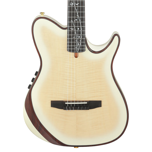 Ibanez TOD100FMNTMM Tim Henson Signature FRH Chambered Acoustic-Electric Guitar Toasted Marshmallow Matte Acoustic Guitars