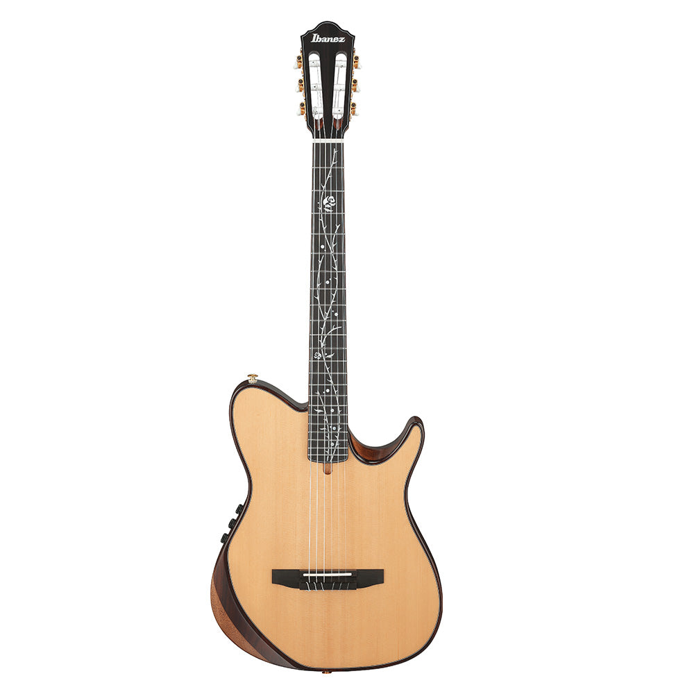 Ibanez TOD100NNT Tim Henson Signature FRH Chambered Acoustic-Electric Guitar Natural High Gloss Acoustic Guitars
