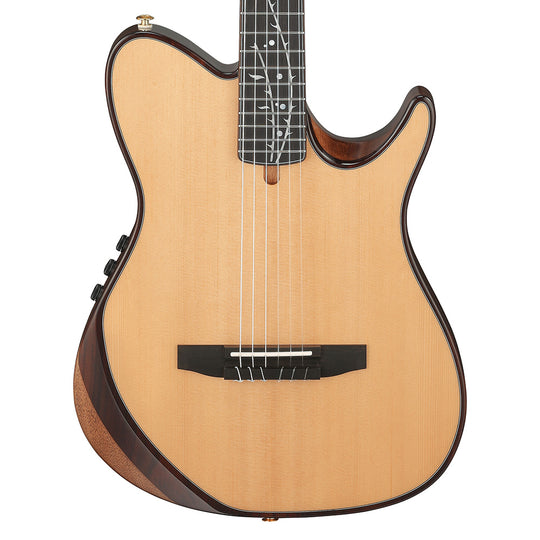 Ibanez TOD100NNT Tim Henson Signature FRH Chambered Acoustic-Electric Guitar Natural High Gloss Acoustic Guitars