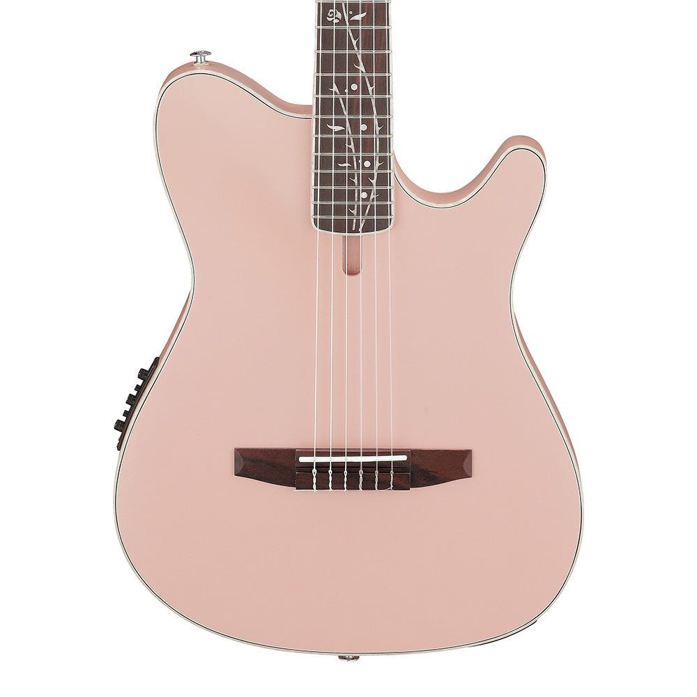 Ibanez TOD10NPAF Tim Henson Signature FRH Acoustic-Electric Guitar Pearl Pink Flat Acoustic Guitars