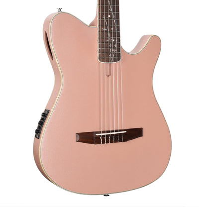 Ibanez TOD10NPAF Tim Henson Signature FRH Acoustic-Electric Guitar Pearl Pink Flat Acoustic Guitars