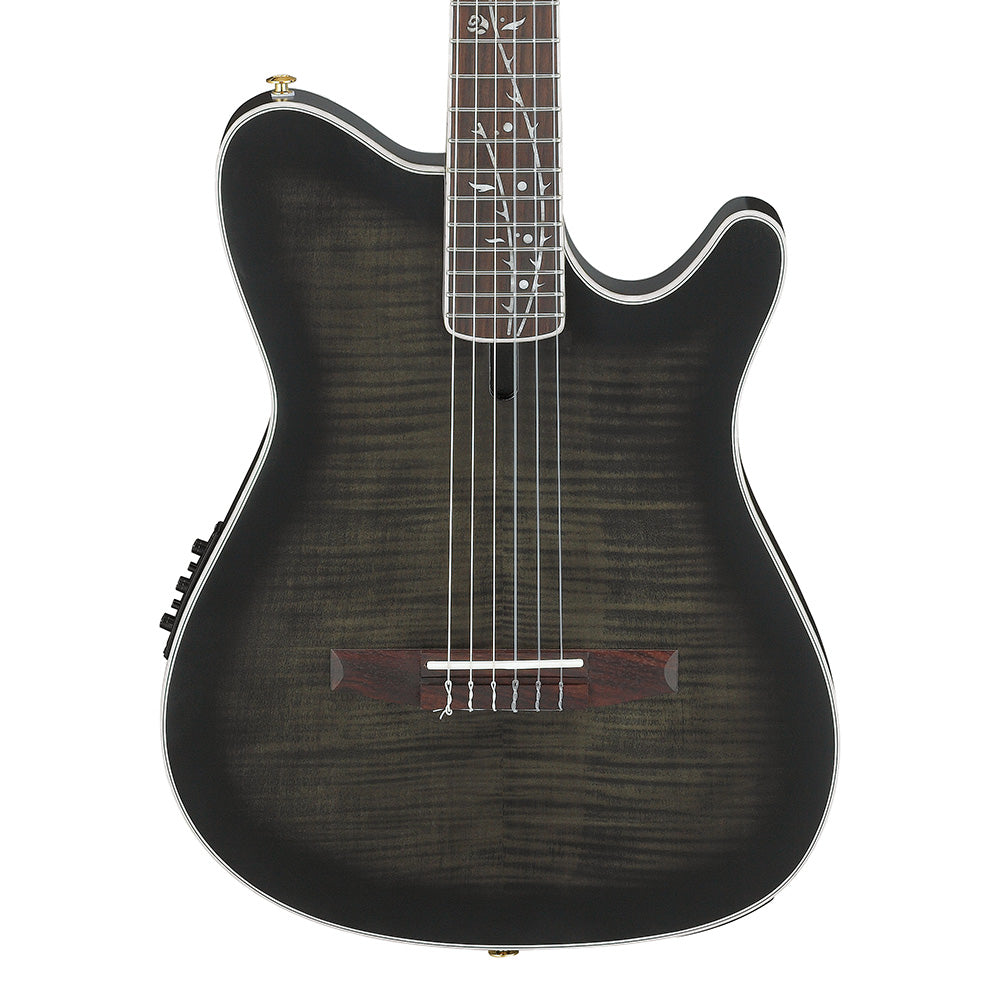 Ibanez TOD20FMNBFL Tim Henson Signature FRH Acoustic-Electric Guitar Black Burst Fade Low Gloss Acoustic Guitars