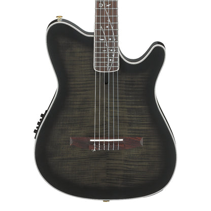 Ibanez TOD20FMNBFL Tim Henson Signature FRH Acoustic-Electric Guitar Black Burst Fade Low Gloss Acoustic Guitars