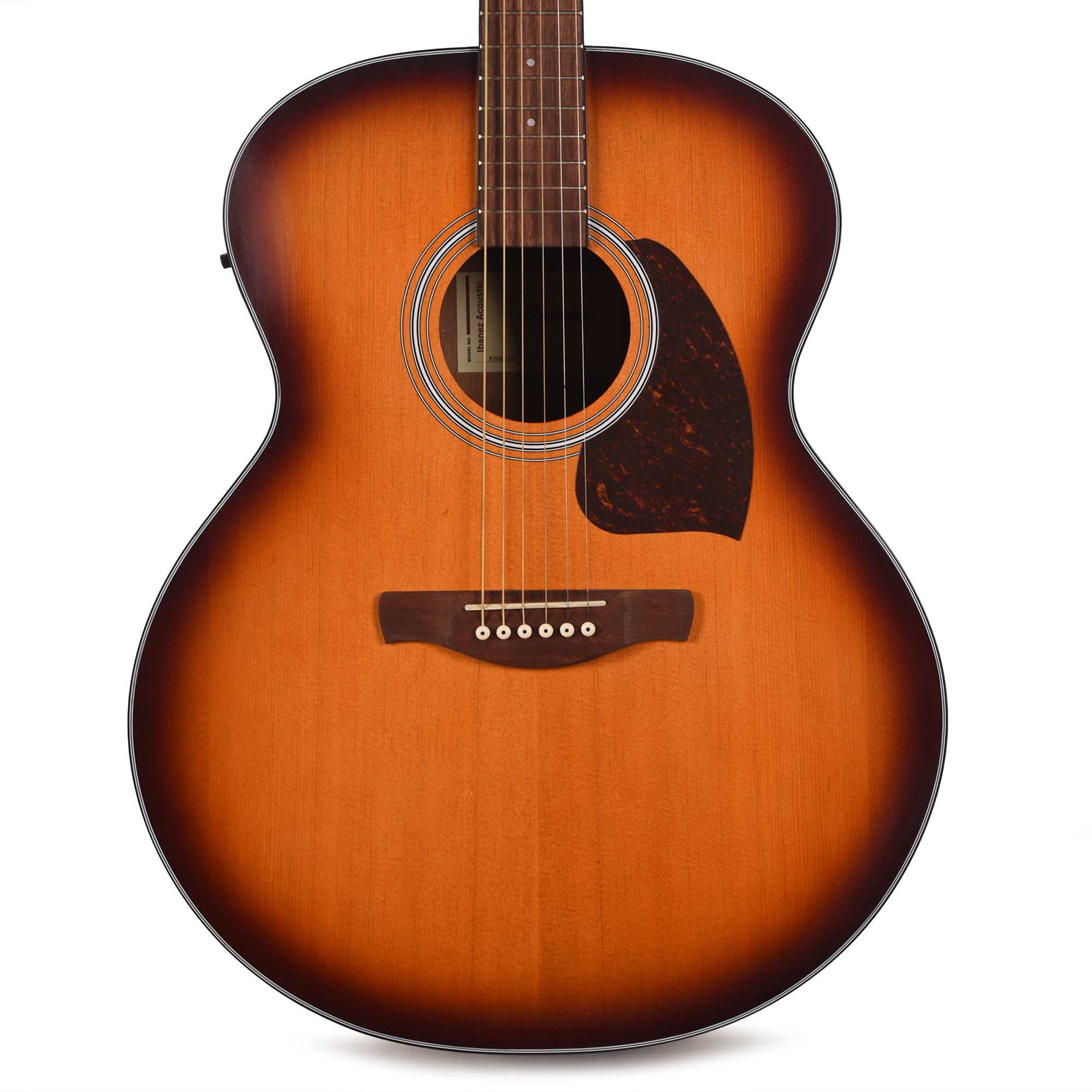 Ibanez PJ50EOAH Acoustic-Electric Guitar Jumbo Open Pore Vintage Amber Sunburst Acoustic Guitars / Jumbo