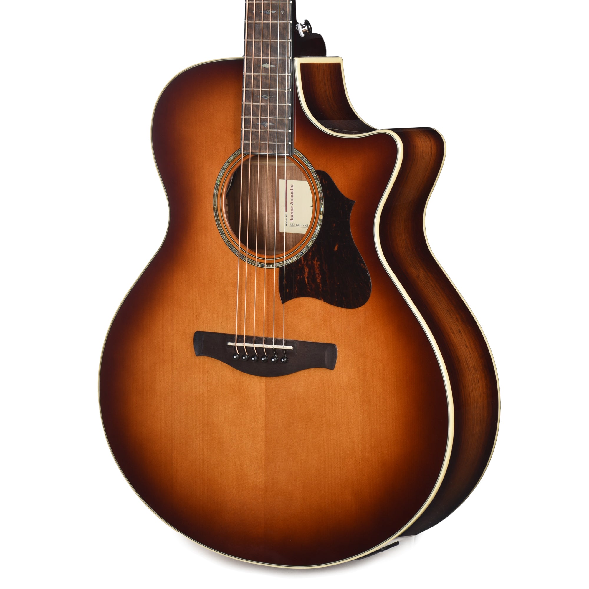 Ibanez AE160VMS Acoustic-Electric Guitar AE Vintage Mahogany Sunburst High Gloss Acoustic Guitars / OM and Auditorium