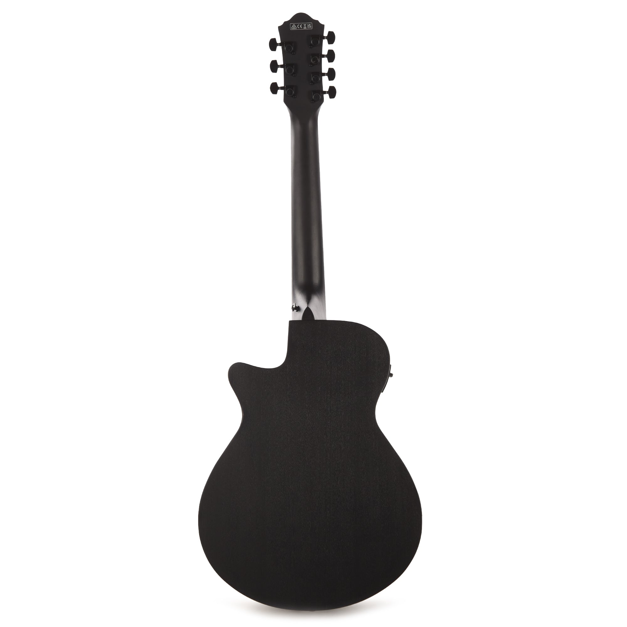 Ibanez AEG721BOT 7-String Acoustic-Electric Guitar AEG Black Out Acoustic Guitars / OM and Auditorium