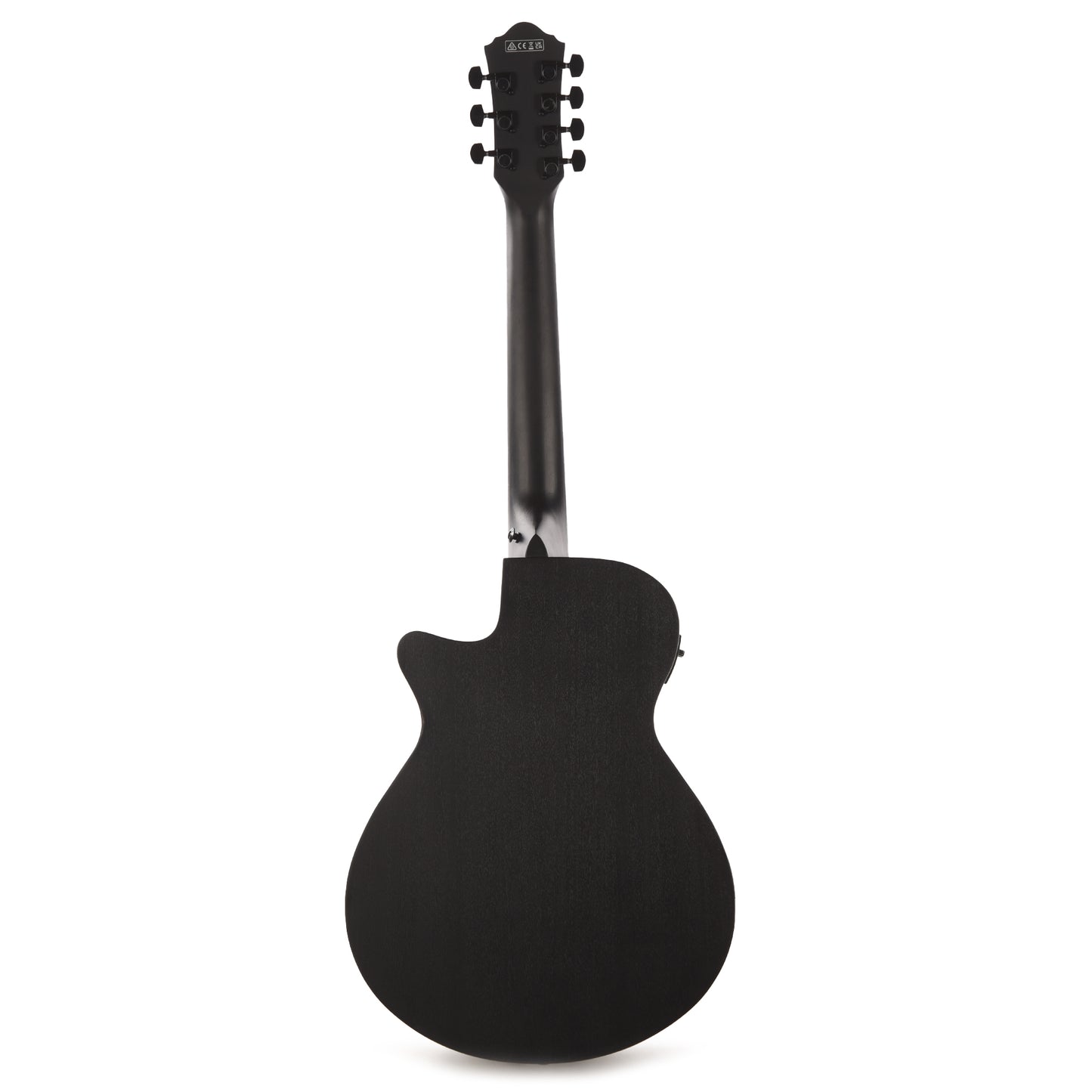 Ibanez AEG721BOT 7-String Acoustic-Electric Guitar AEG Black Out Acoustic Guitars / OM and Auditorium