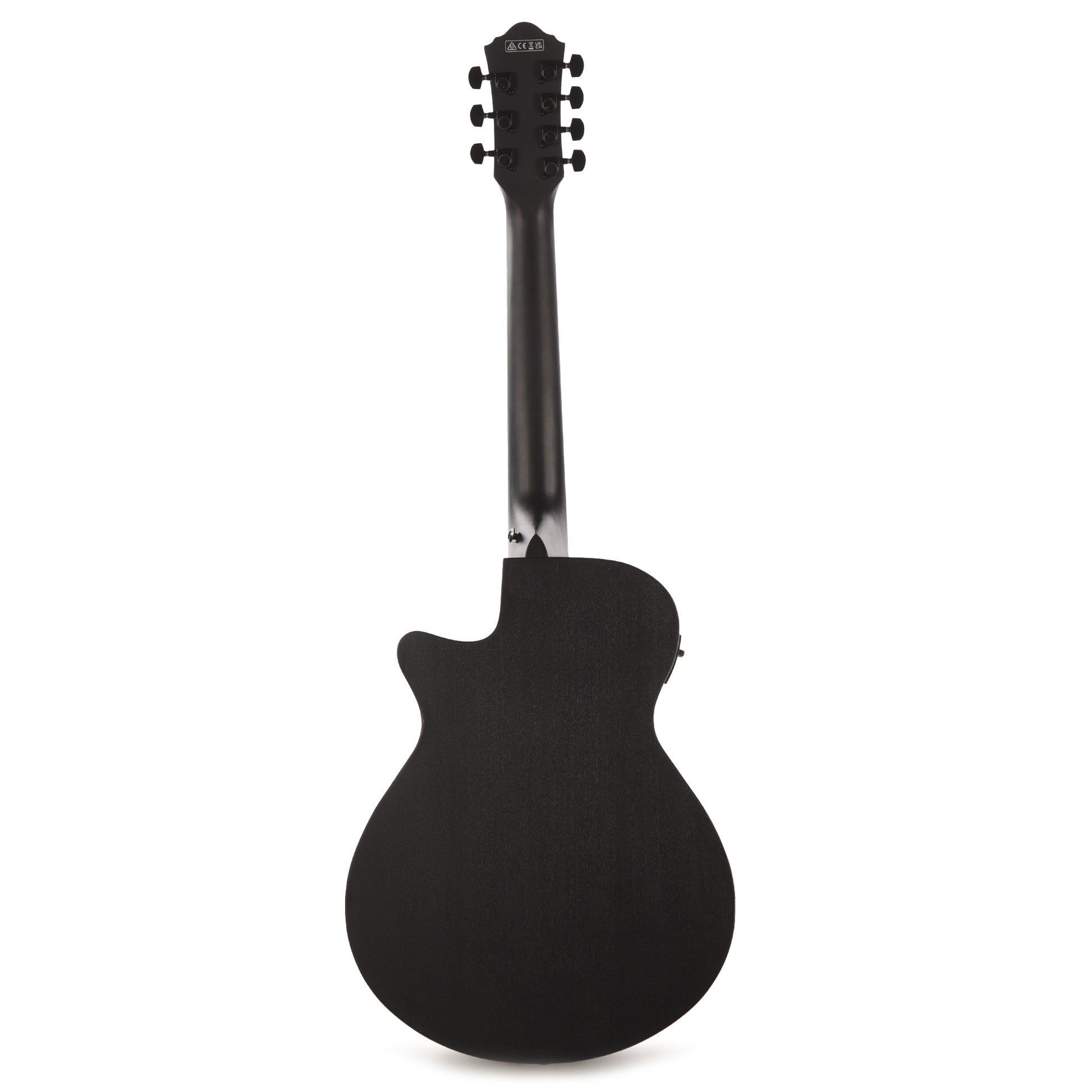 Ibanez AEG721BOT 7-String Acoustic-Electric Guitar AEG Black Out Acoustic Guitars / OM and Auditorium