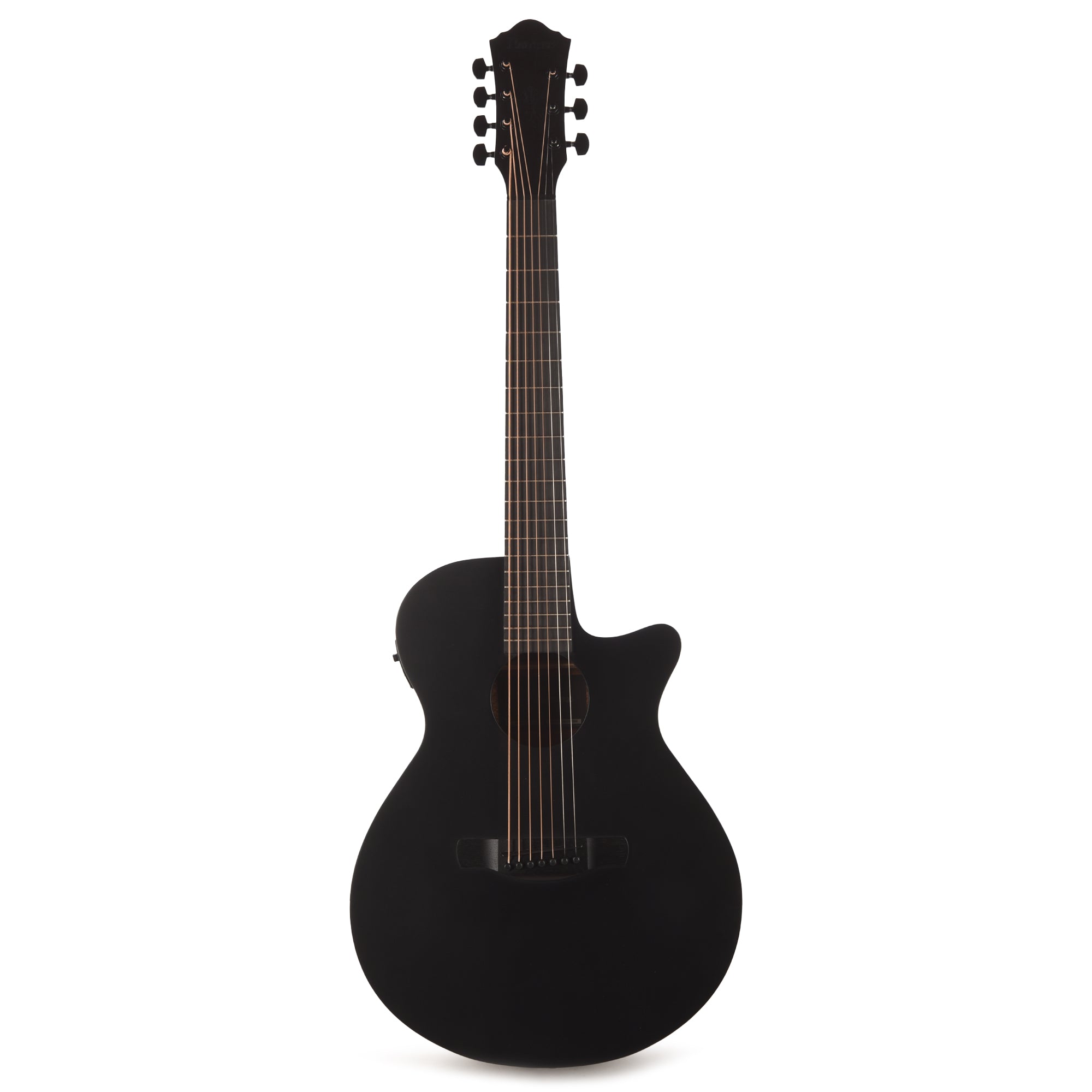 Ibanez AEG721BOT 7-String Acoustic-Electric Guitar AEG Black Out Acoustic Guitars / OM and Auditorium