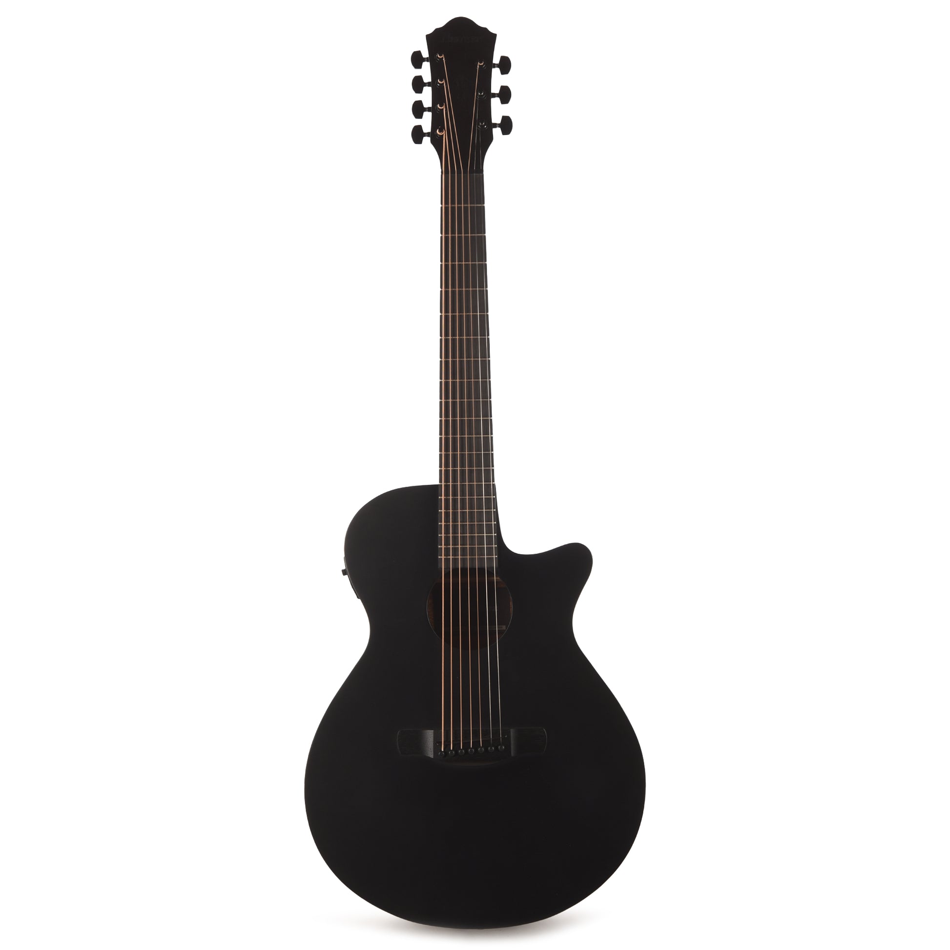 Ibanez AEG721BOT 7-String Acoustic-Electric Guitar AEG Black Out Acoustic Guitars / OM and Auditorium