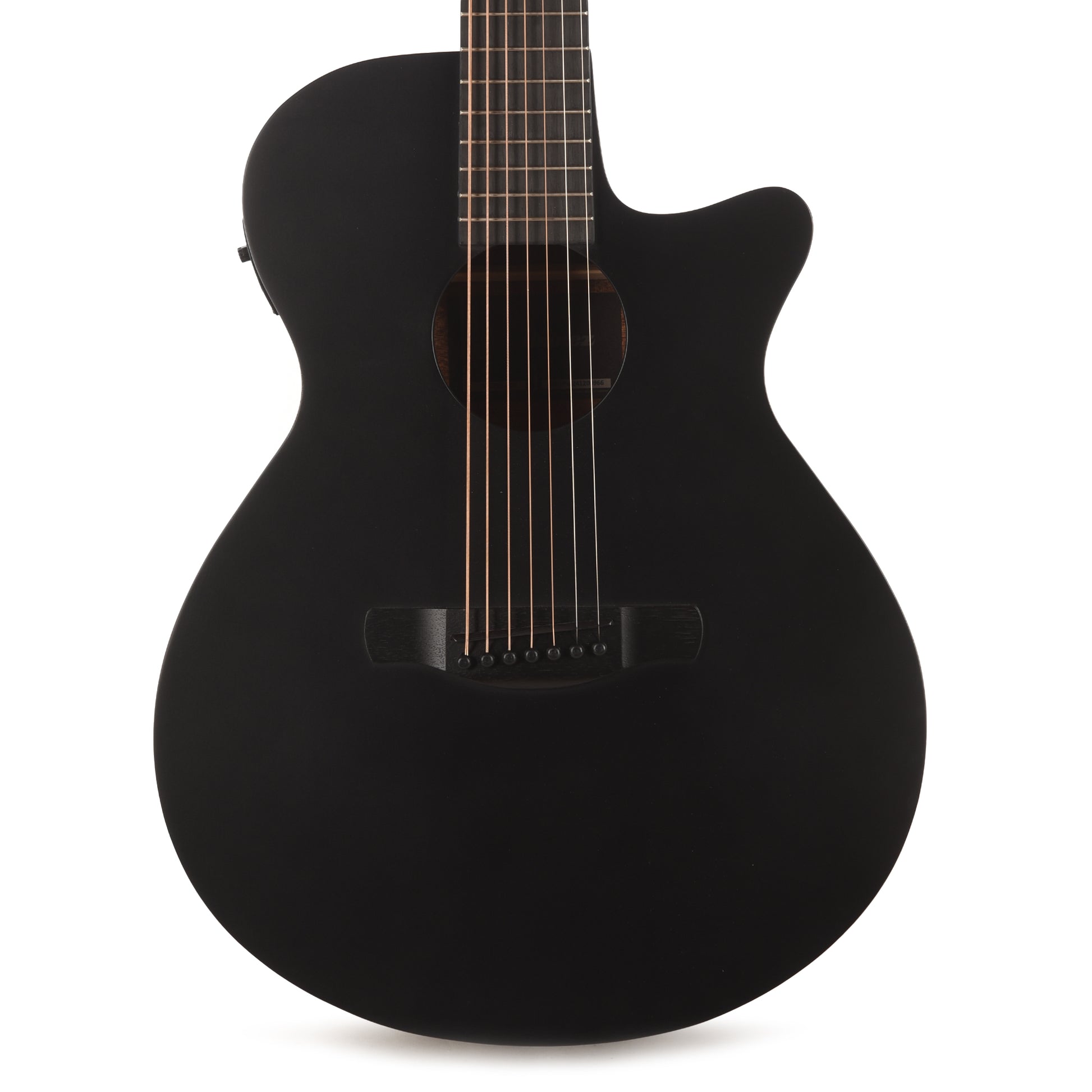 Ibanez AEG721BOT 7-String Acoustic-Electric Guitar AEG Black Out Acoustic Guitars / OM and Auditorium