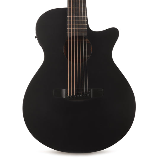 Ibanez AEG721BOT 7-String Acoustic-Electric Guitar AEG Black Out Acoustic Guitars / OM and Auditorium