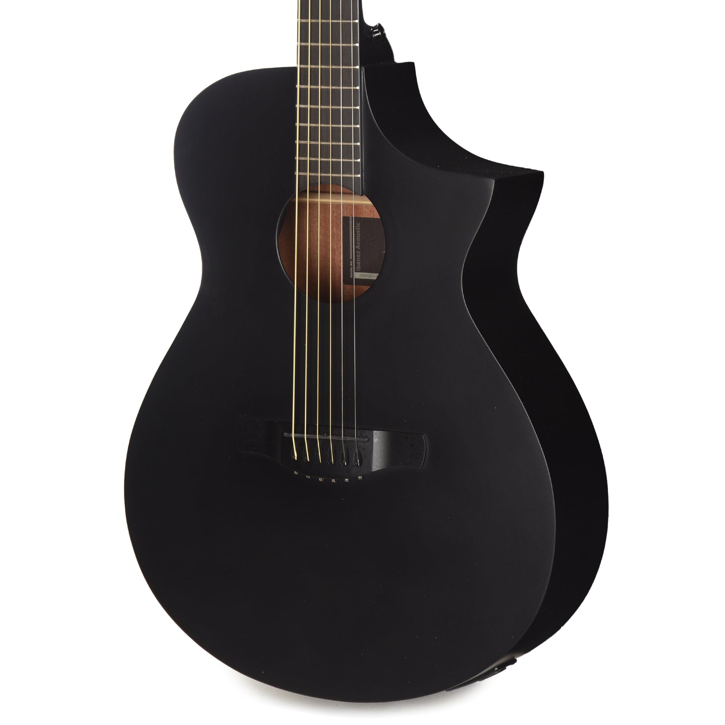 Ibanez AEWC621BOT Acoustic-Electric Guitar AEWC Black Out Acoustic Guitars / OM and Auditorium