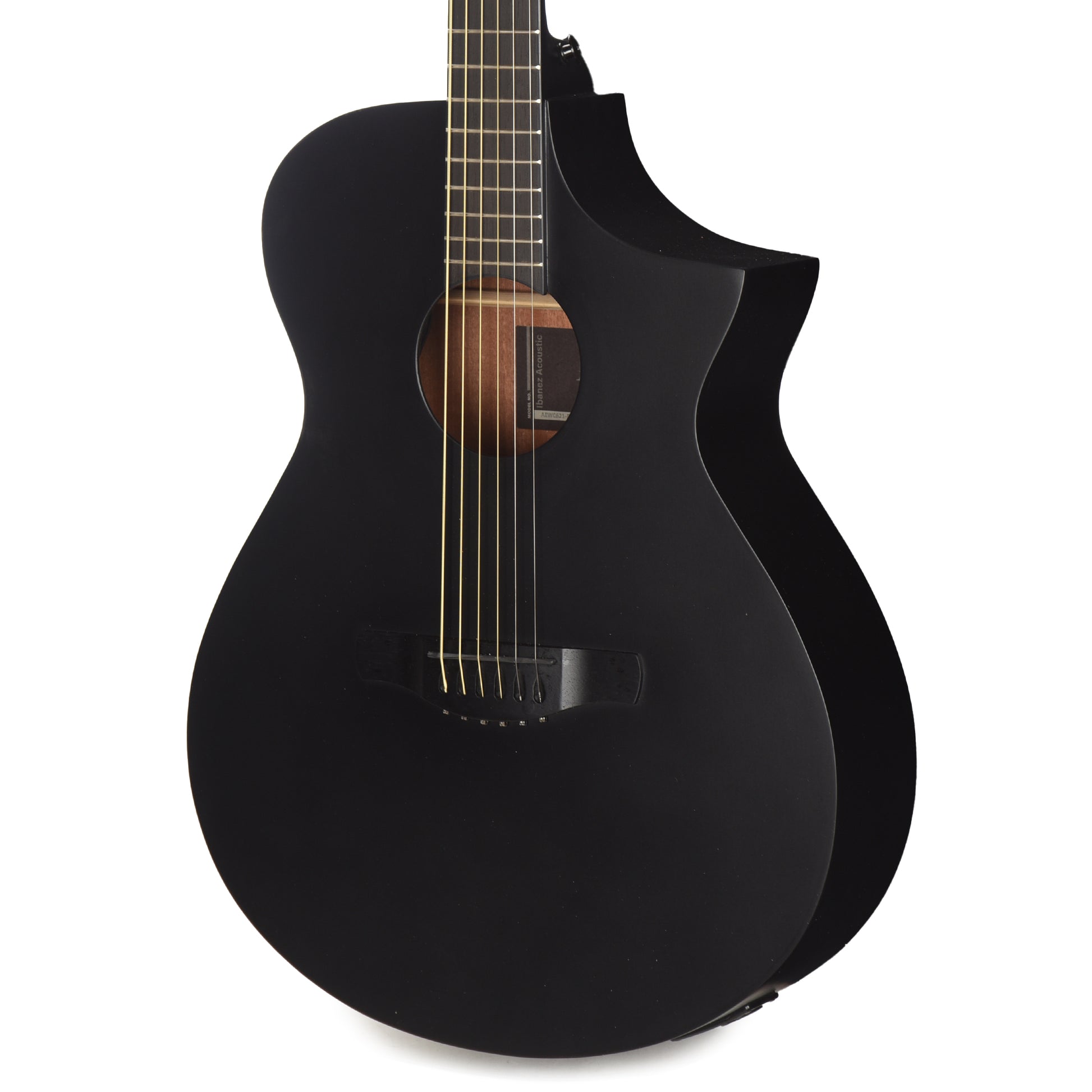 Ibanez AEWC621BOT Acoustic-Electric Guitar AEWC Black Out Acoustic Guitars / OM and Auditorium