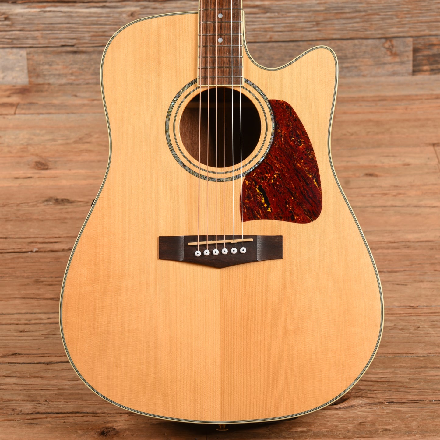 Ibanez AW100CE Natural Acoustic Guitars / OM and Auditorium