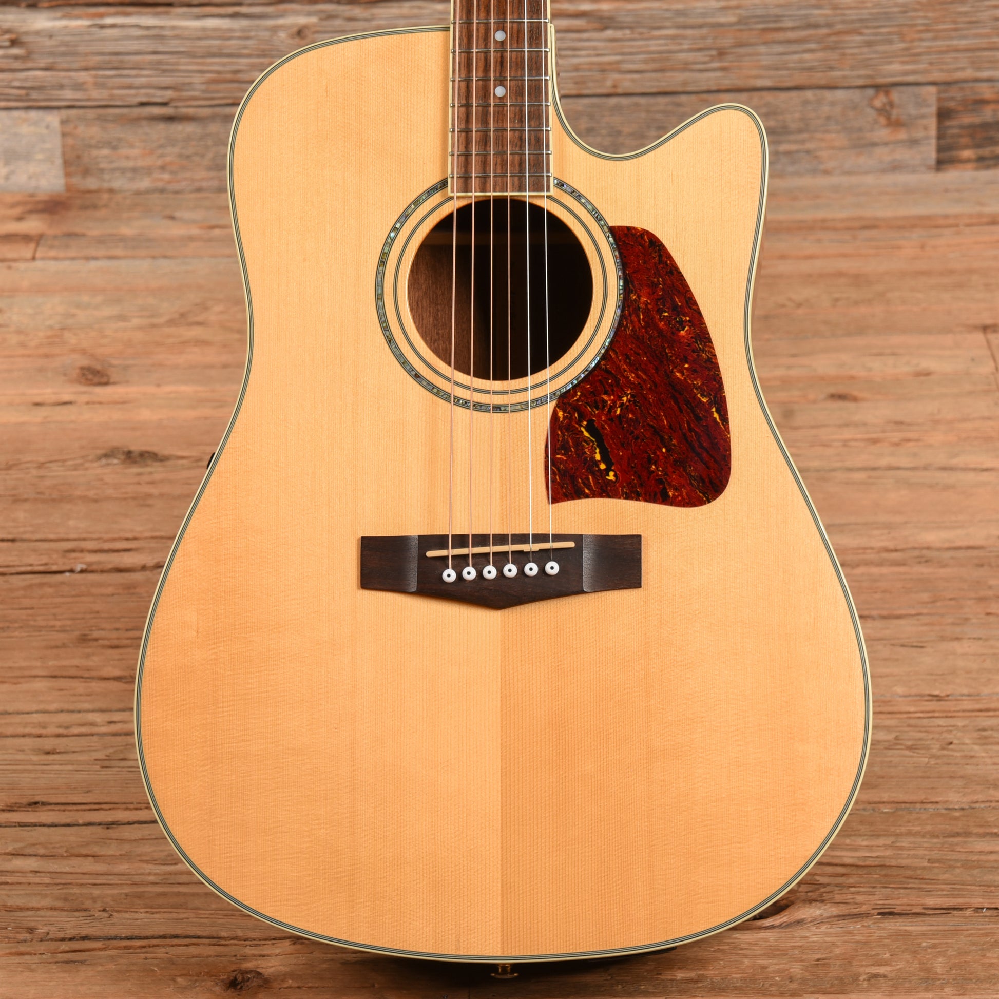 Ibanez AW100CE Natural Acoustic Guitars / OM and Auditorium