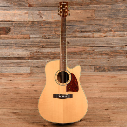 Ibanez AW100CE Natural Acoustic Guitars / OM and Auditorium