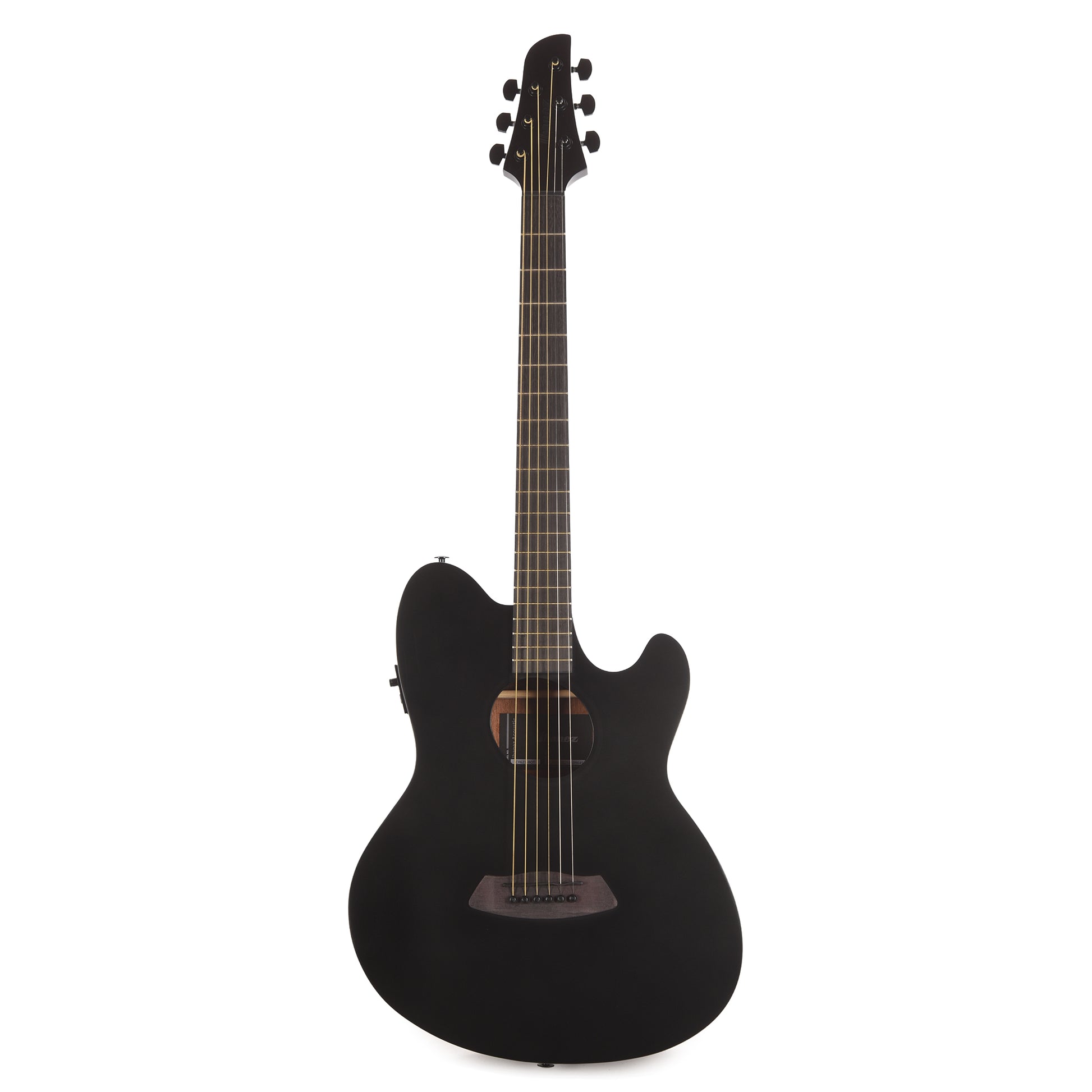 Ibanez TCY621BOT Acoustic-Electric Guitar Talman Double Cutaway Black Out Acoustic Guitars / OM and Auditorium