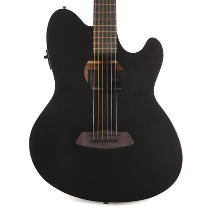 Ibanez TCY621BOT Acoustic-Electric Guitar Talman Double Cutaway Black Out Acoustic Guitars / OM and Auditorium