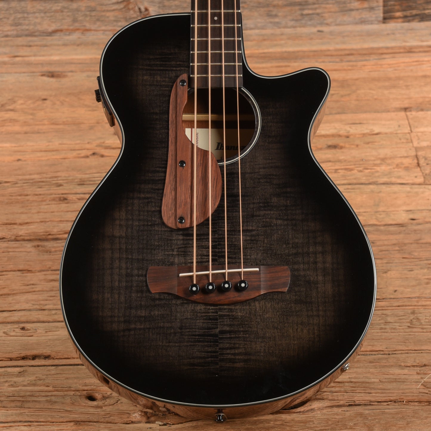 Ibanez AEGB25E-TKH Transparent Black Burst Bass Guitars / 4-String