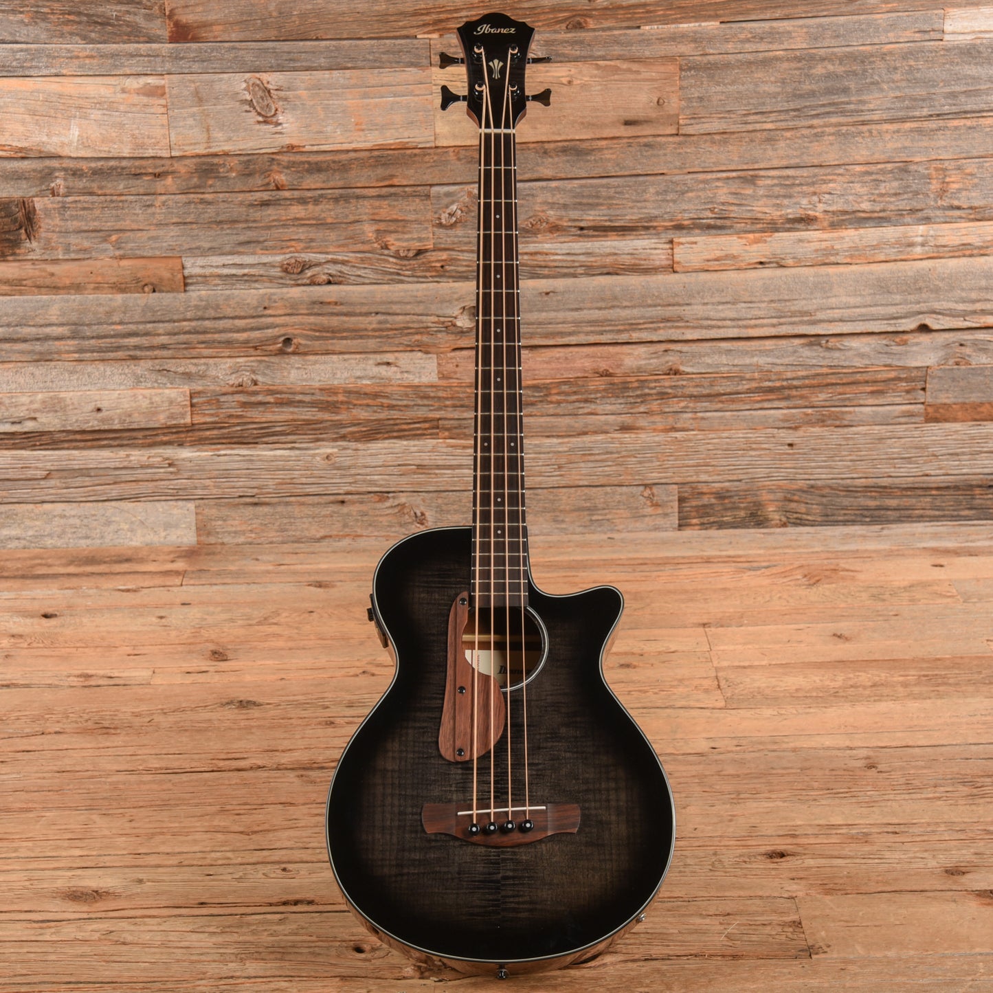 Ibanez AEGB25E-TKH Transparent Black Burst Bass Guitars / 4-String