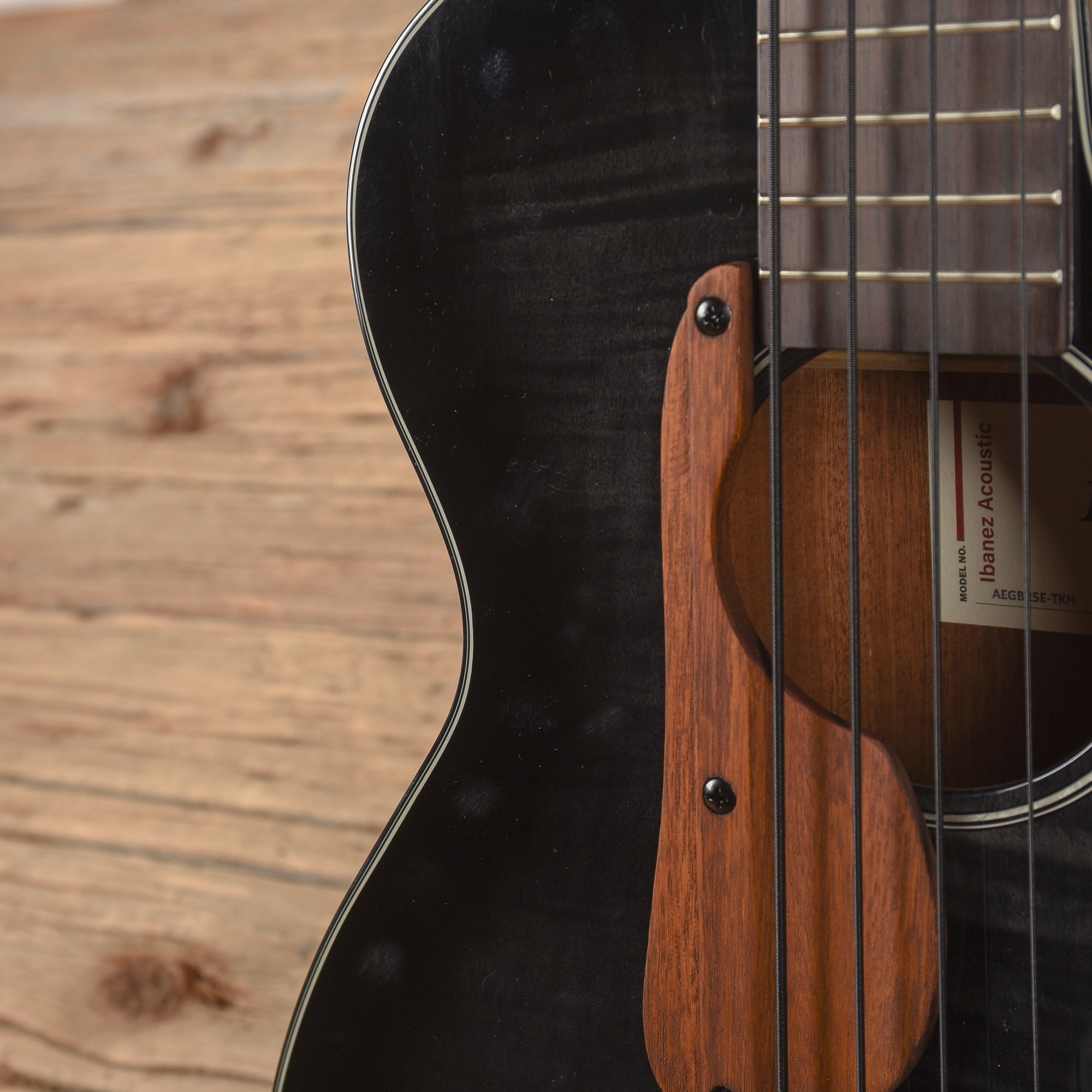 Ibanez AEGB25ETKH Acoustic-Electric Guitar AEG Transparent Black Sunburst High Gloss Bass Guitars / 4-String