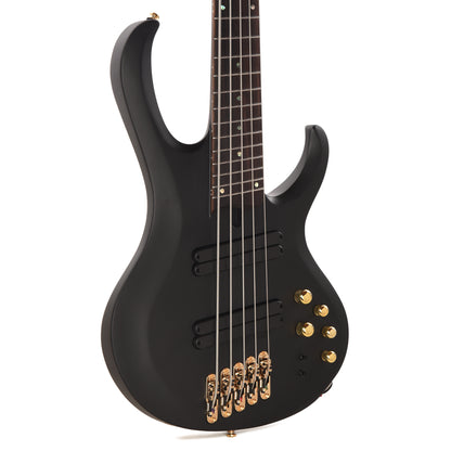 Ibanez BTB605LMBKF BTB Bass Workshop 5-String Multi Scale Electric Bass Black Flat Bass Guitars / 4-String