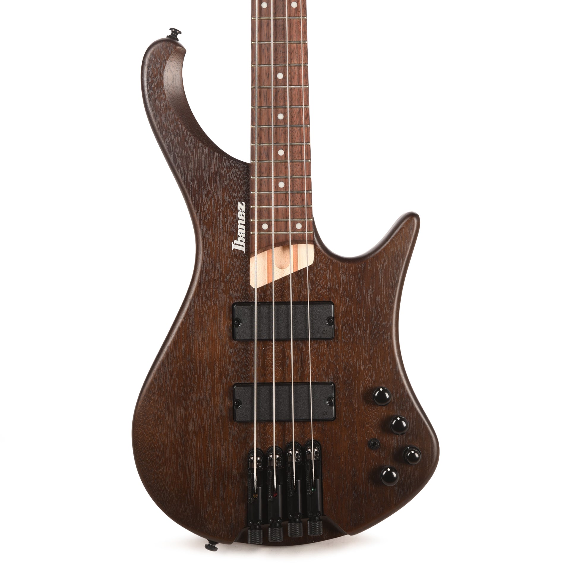 Ibanez EHB600WNF EHB Ergonomic Headless Bass Walnut Flat Bass Guitars / 4-String