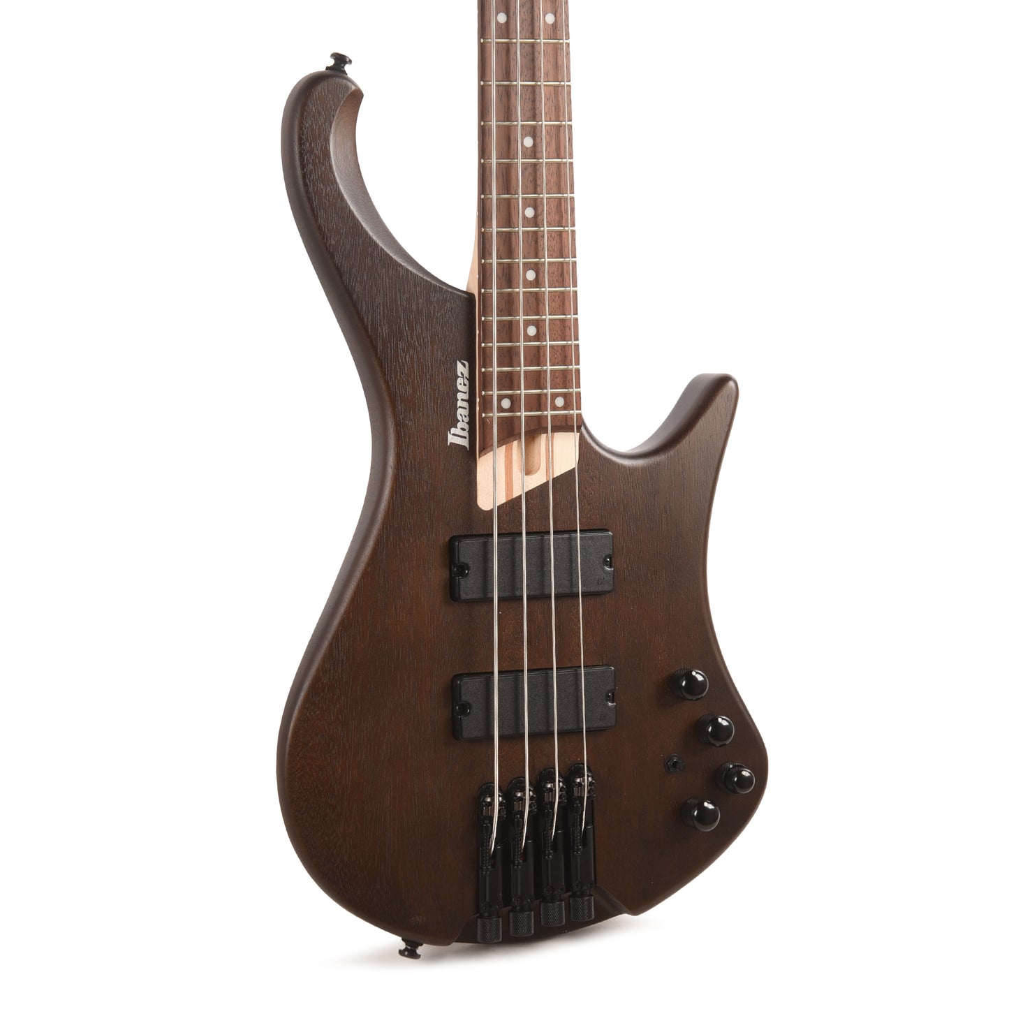 Ibanez EHB600WNF EHB Ergonomic Headless Bass Walnut Flat Bass Guitars / 4-String